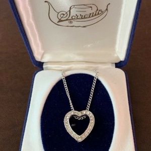 Sorrentos Vintage Heart 18 Inch Necklace with Original Box